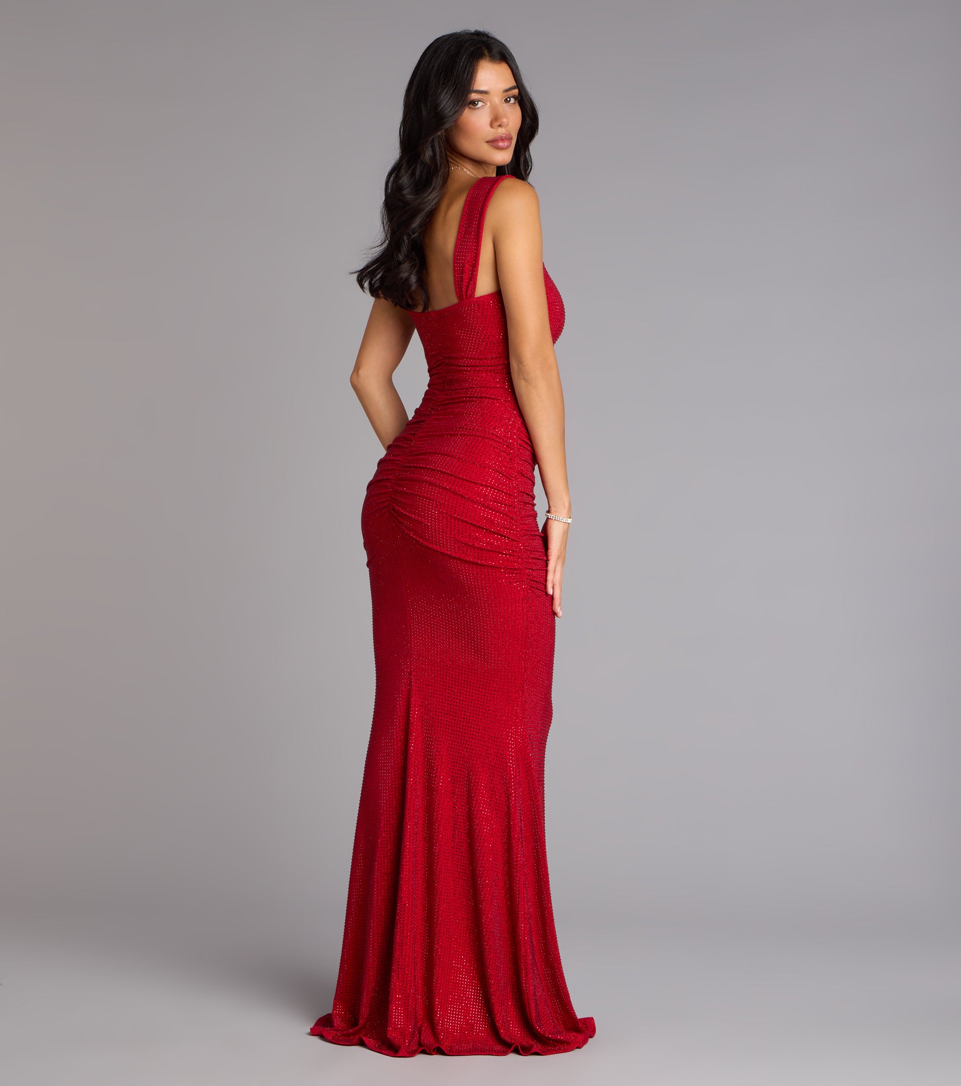 Kaylie Rhinestone Mermaid Formal Dress - Image 2