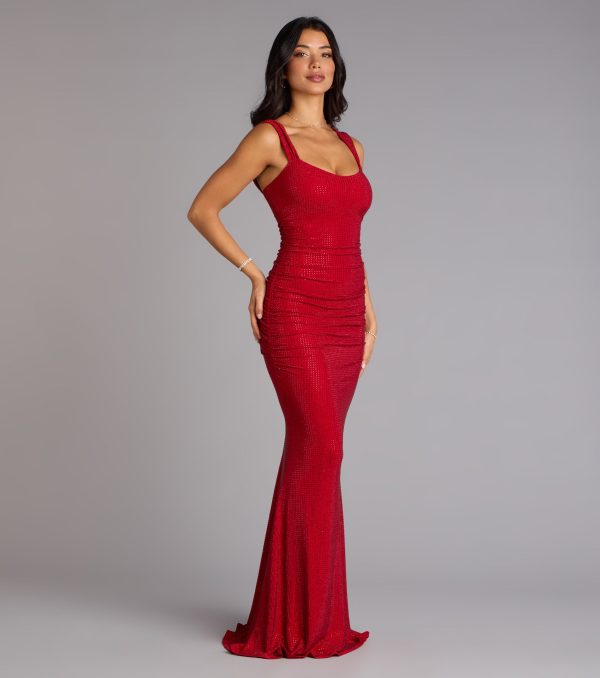 Kaylie Rhinestone Mermaid Formal Dress - Image 4