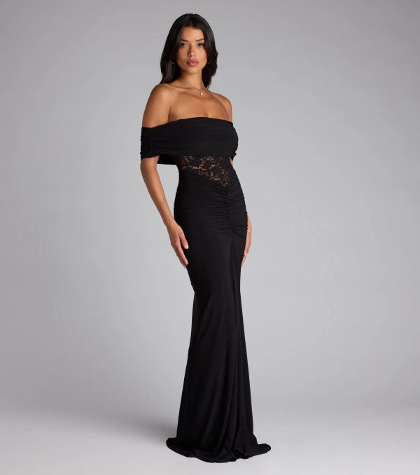 Lily Off-The-Shoulder Mermaid Formal Dress - Image 4