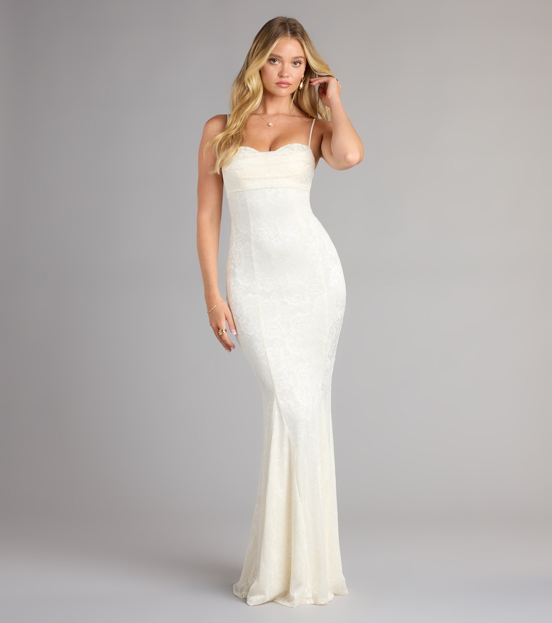 Kendal Lace Mermaid Formal Dress - Image 5