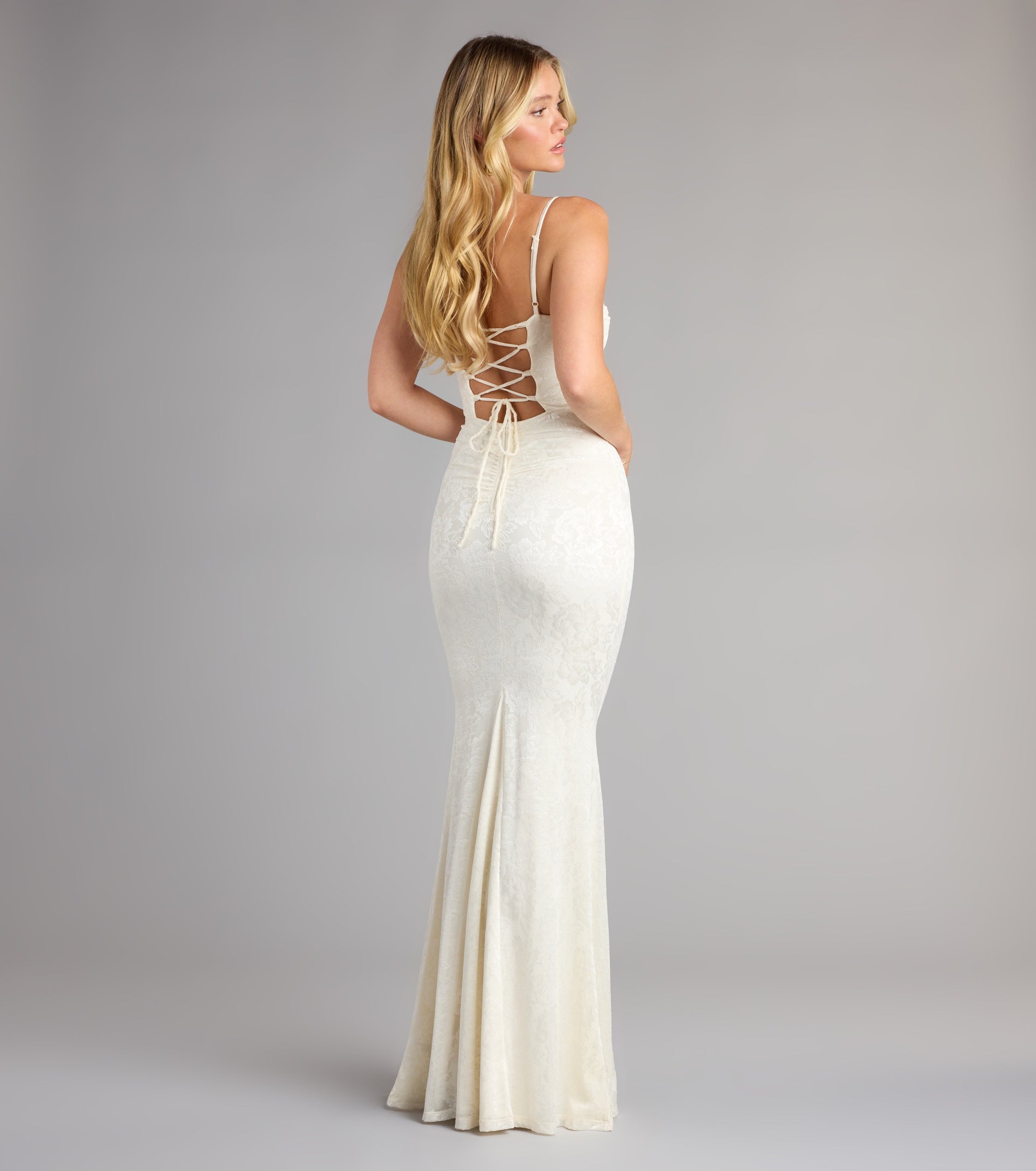 Kendal Lace Mermaid Formal Dress - Image 6