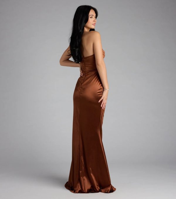 Elani Satin Mermaid Formal Dress - Image 2