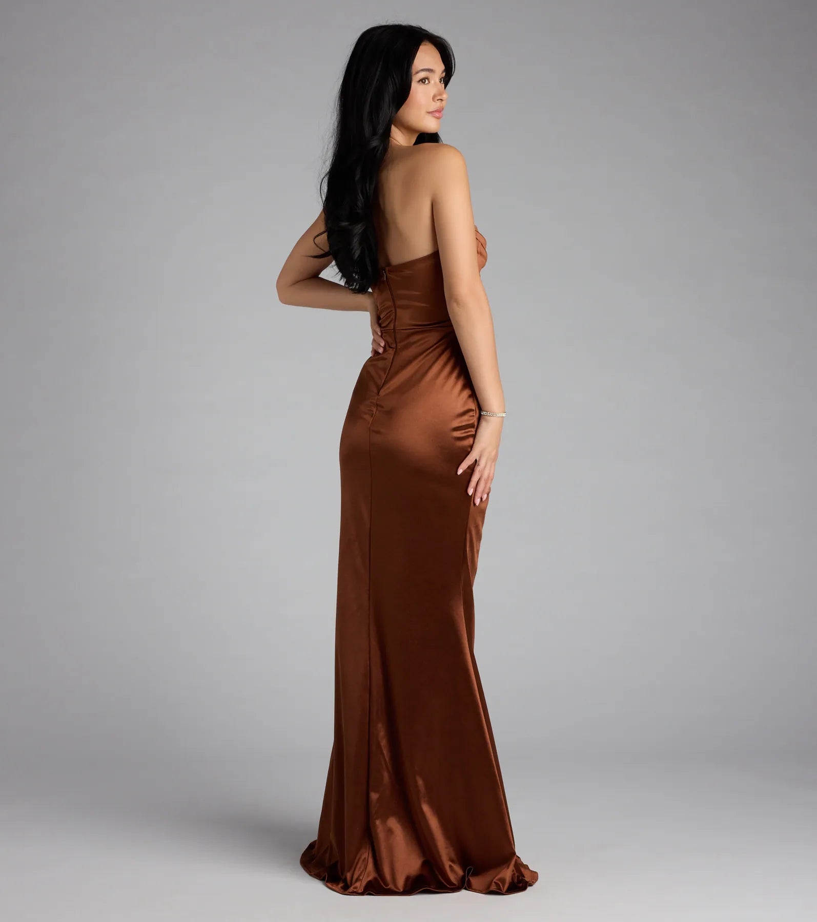 Elani Satin Mermaid Formal Dress - Image 2