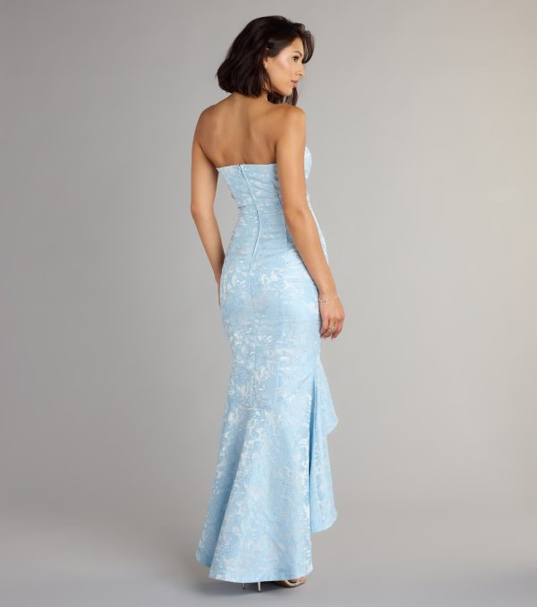 Luna Floral High Low Mermaid Formal Dress - Image 2