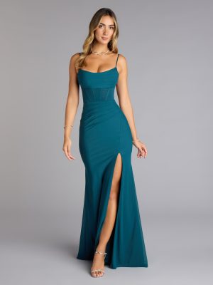 Marabella Mesh Corset Mermaid Formal Dress