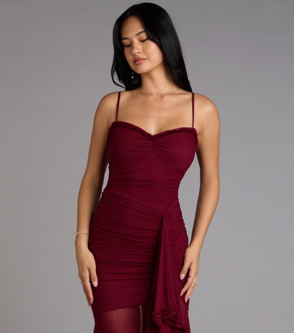 Sherrie Mesh Slit Mermaid Formal Dress - Image 3