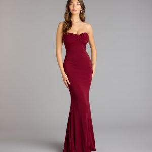 Jessica Strapless Mermaid Formal Dress