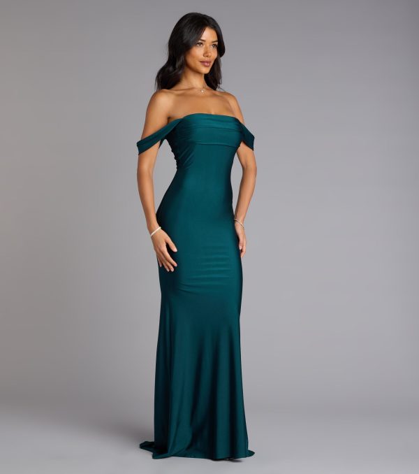 Maylah Off-The-Shoulder Mermaid Dress - Image 8
