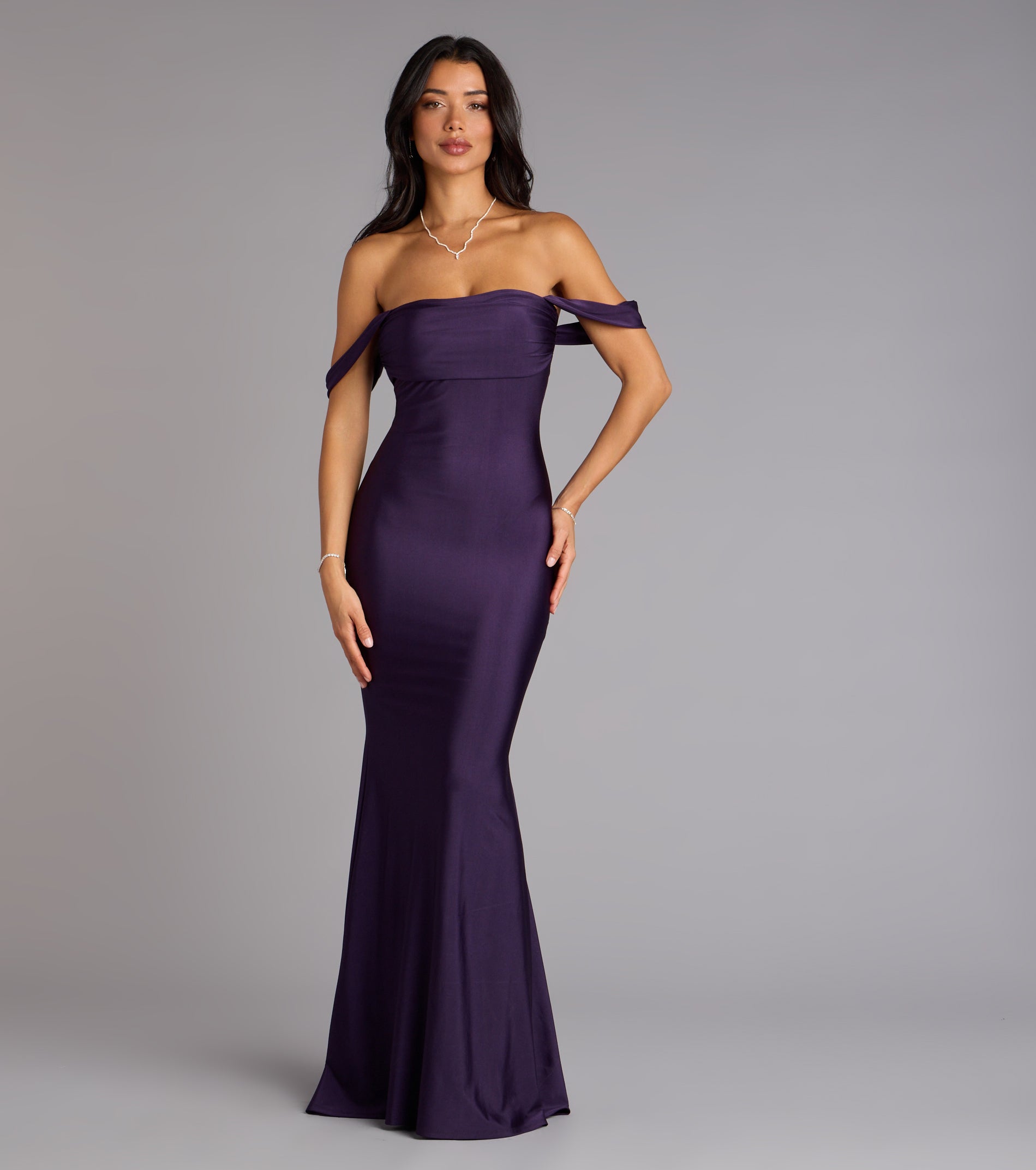 Maylah Off-The-Shoulder Mermaid Dress - Image 12
