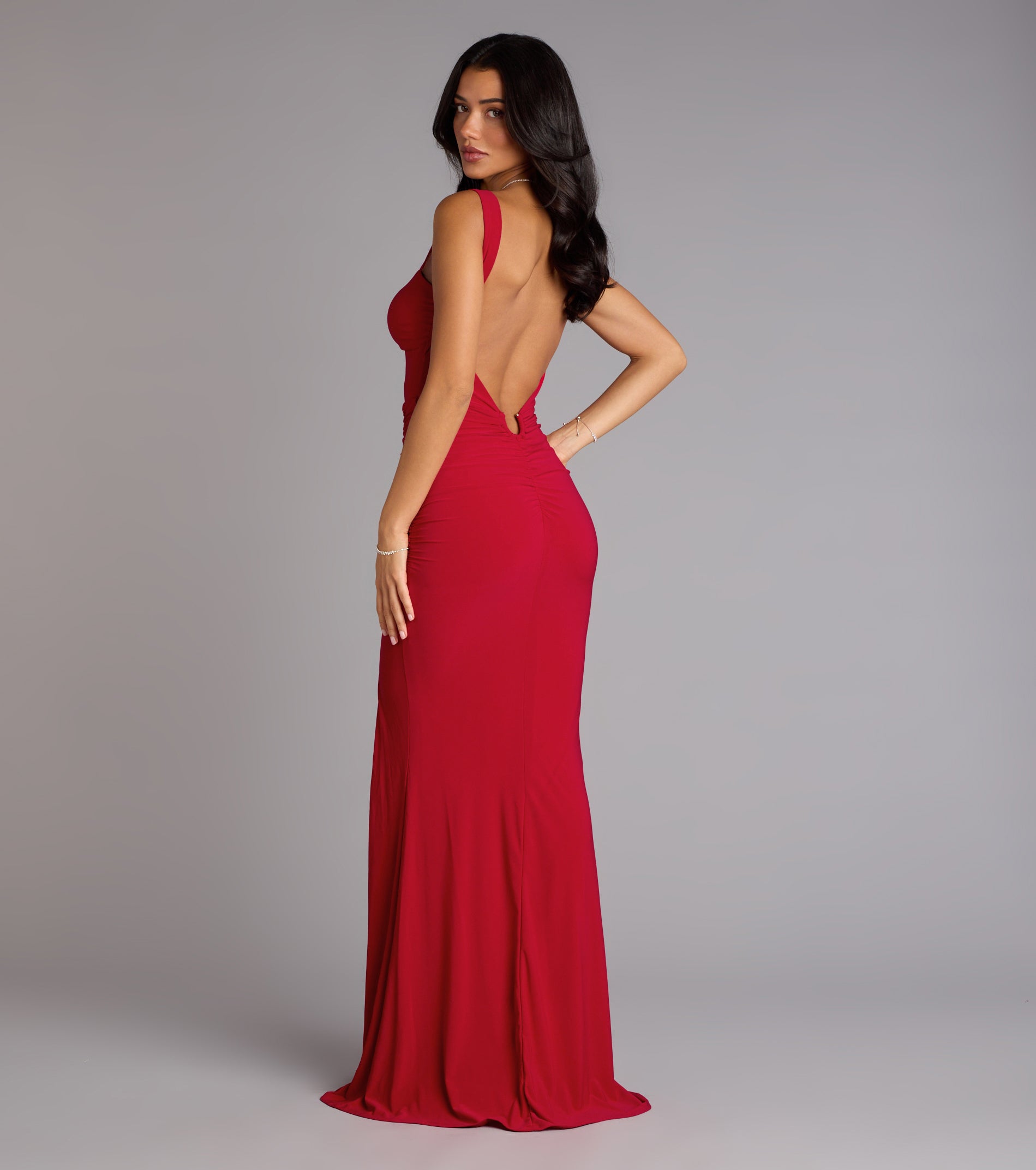 Zooey Open Back Mermaid Formal Dress - Image 9