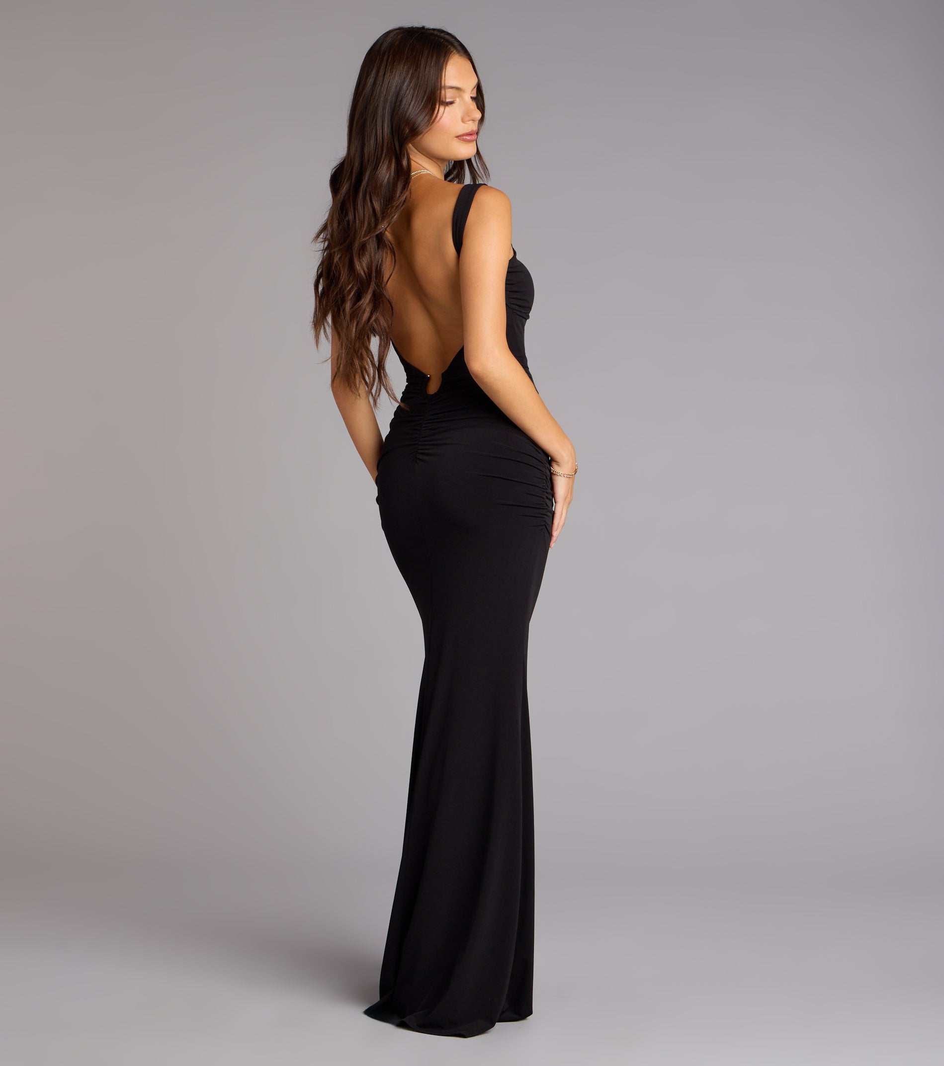 Zooey Open Back Mermaid Formal Dress - Image 6