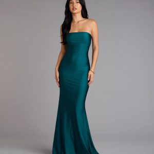 Margret Strapless Cutout Mermaid Formal Dress