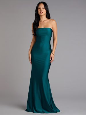 Margret Strapless Cutout Mermaid Formal Dress