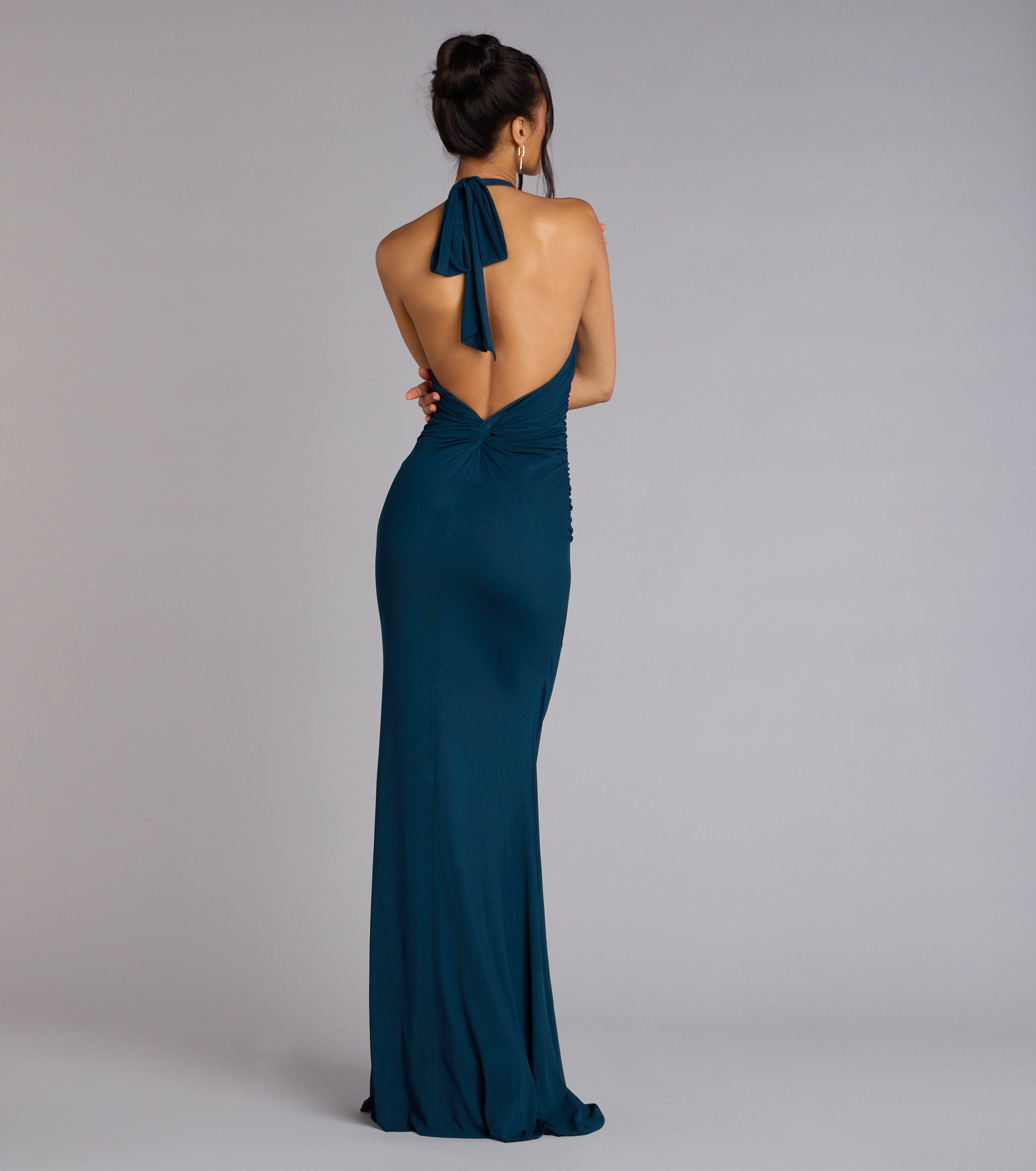 Elina Halter Cutout Mermaid Dress - Image 6