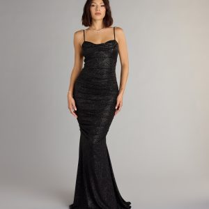 Liana Glitter Mermaid Formal Dress