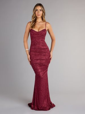 Sofia Glitter Mermaid Formal Dress