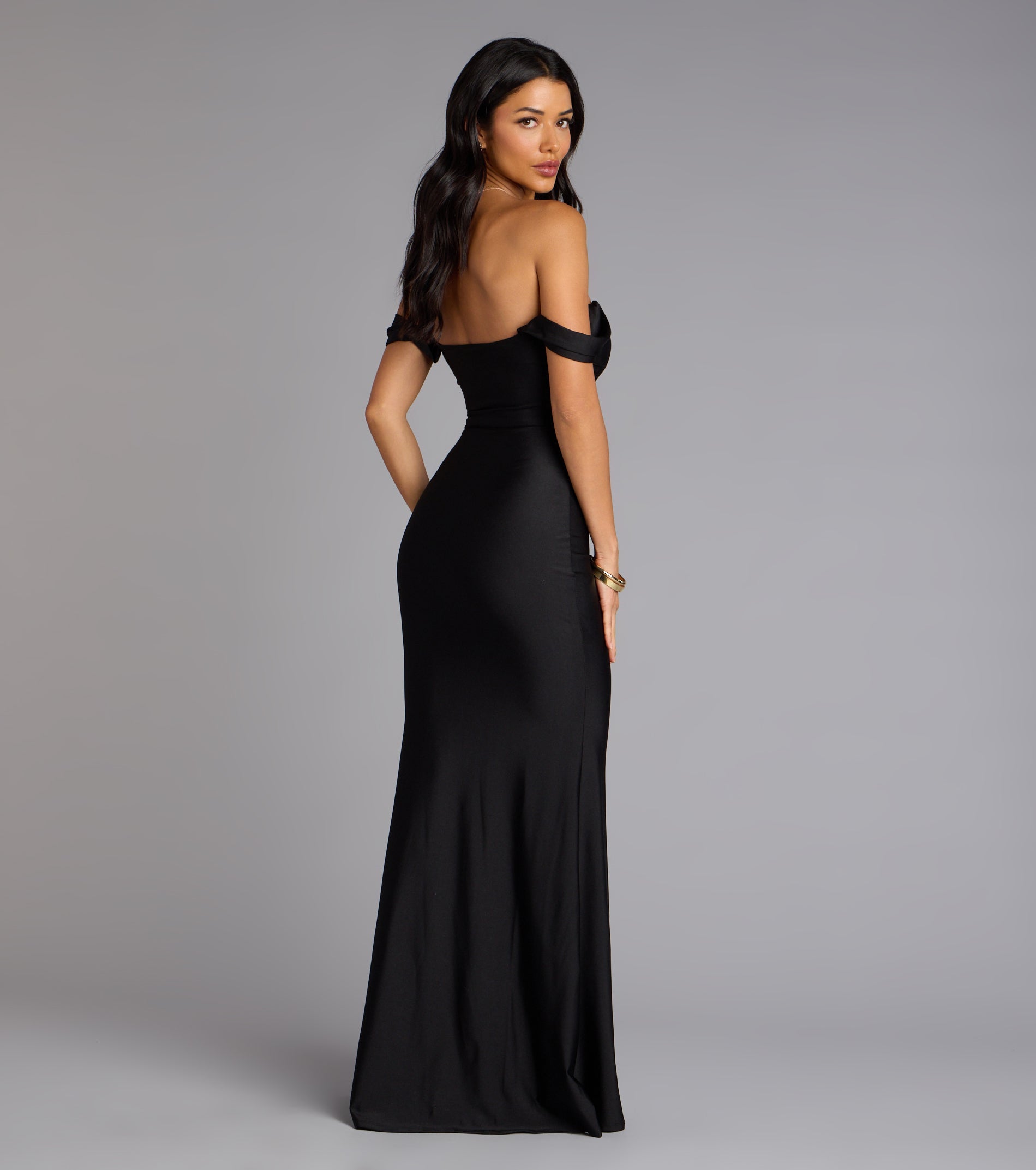 Rae Off-The-Shoulder Mermaid Formal Dress - Image 2