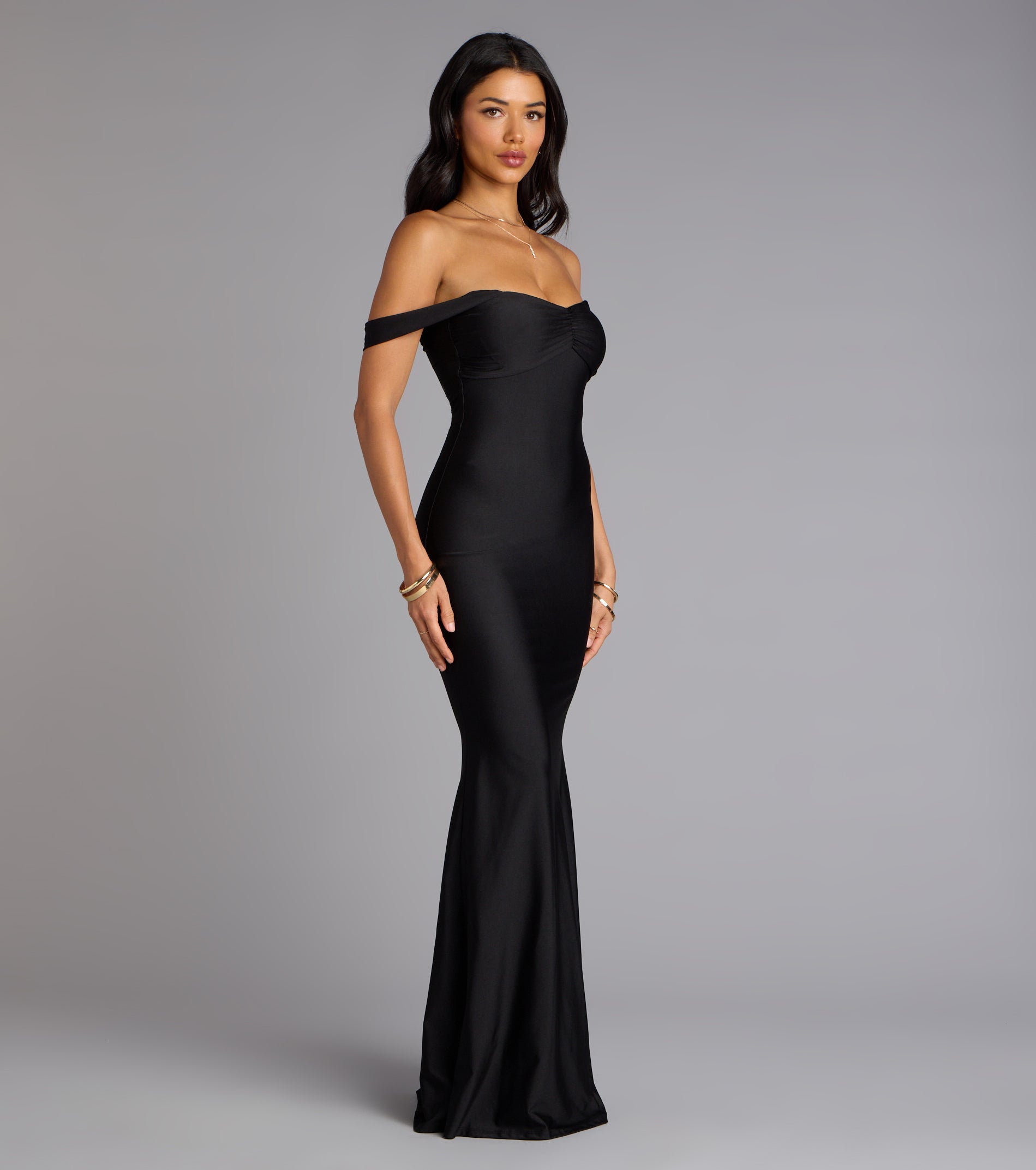 Rae Off-The-Shoulder Mermaid Formal Dress - Image 4