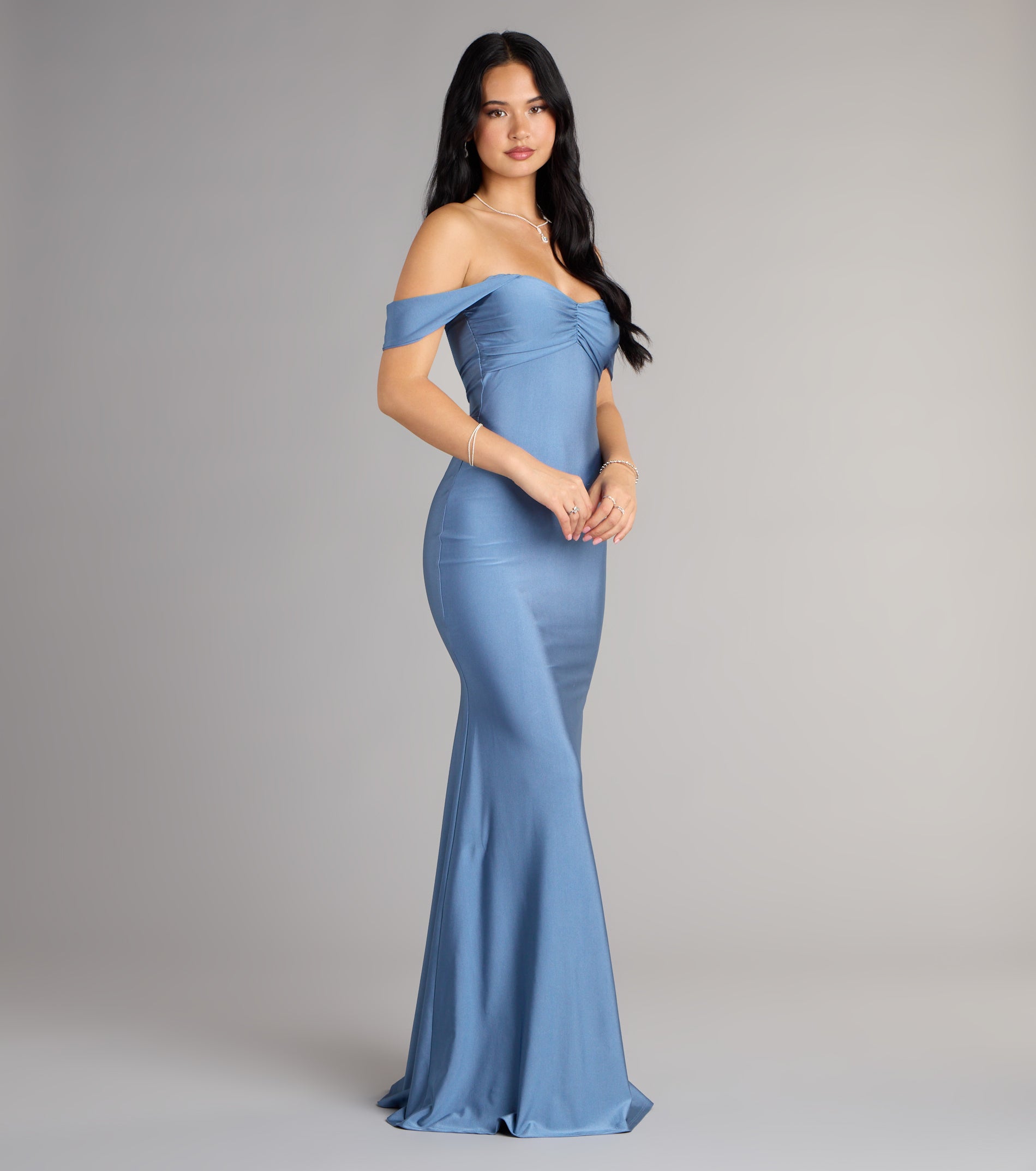 Rae Off-The-Shoulder Mermaid Formal Dress - Image 5