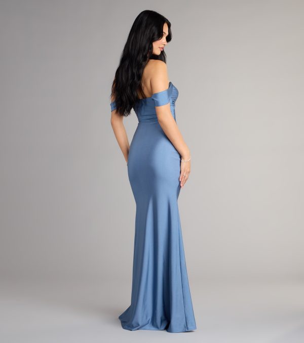 Rae Off-The-Shoulder Mermaid Formal Dress - Image 6