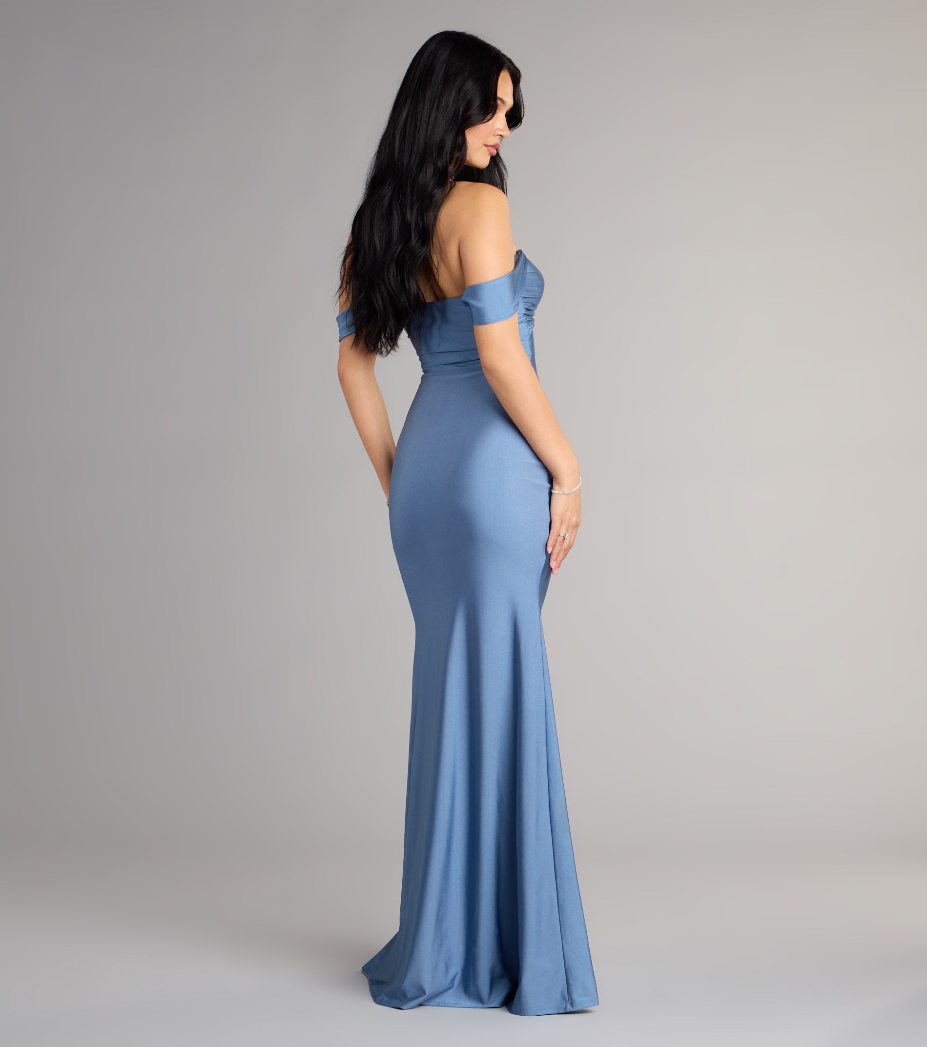 Rae Off-The-Shoulder Mermaid Formal Dress - Image 6