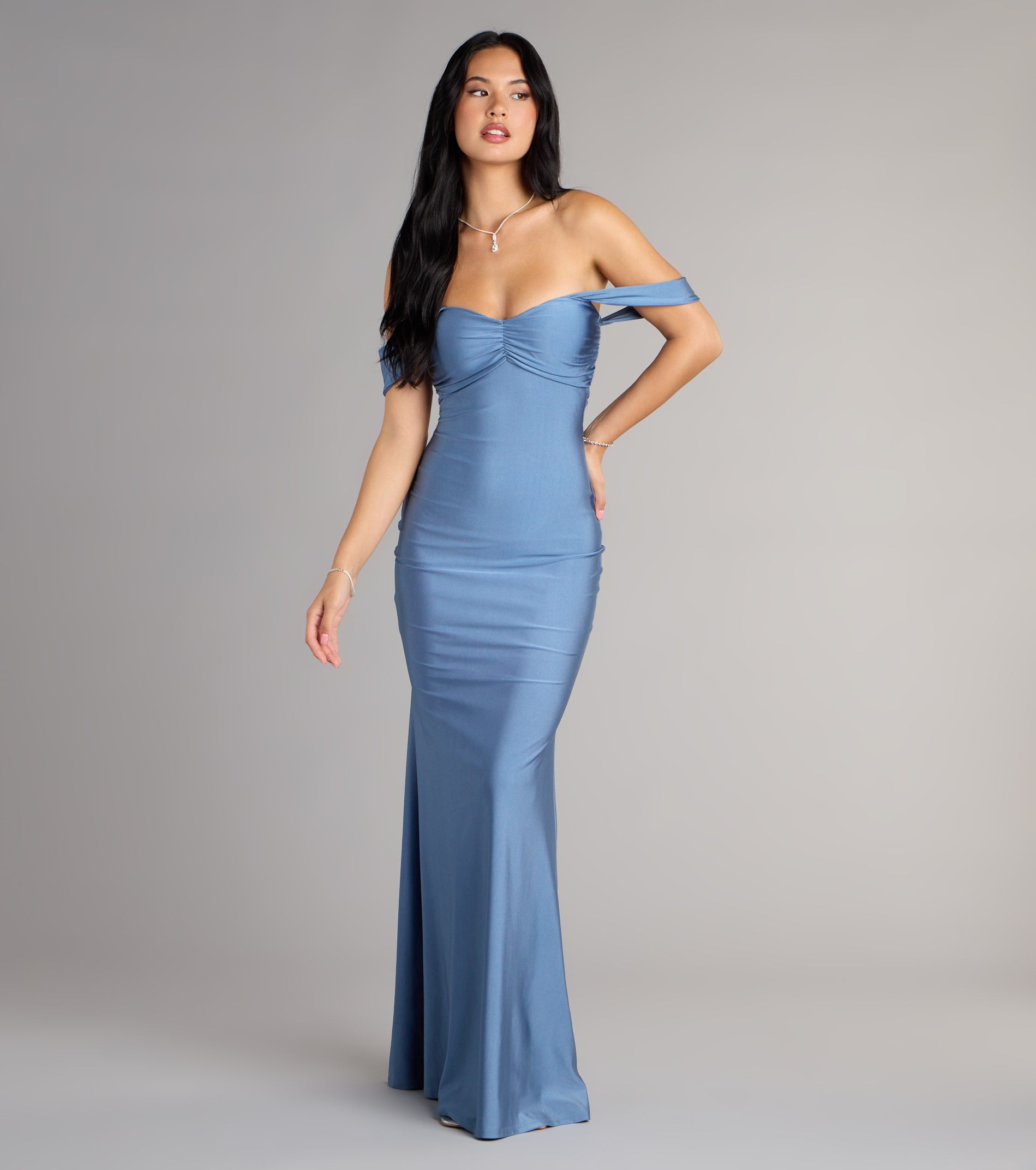 Rae Off-The-Shoulder Mermaid Formal Dress - Image 8
