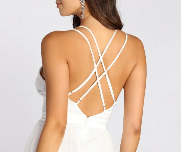 Haisley Formal Tulle And Satin Dress - Image 13