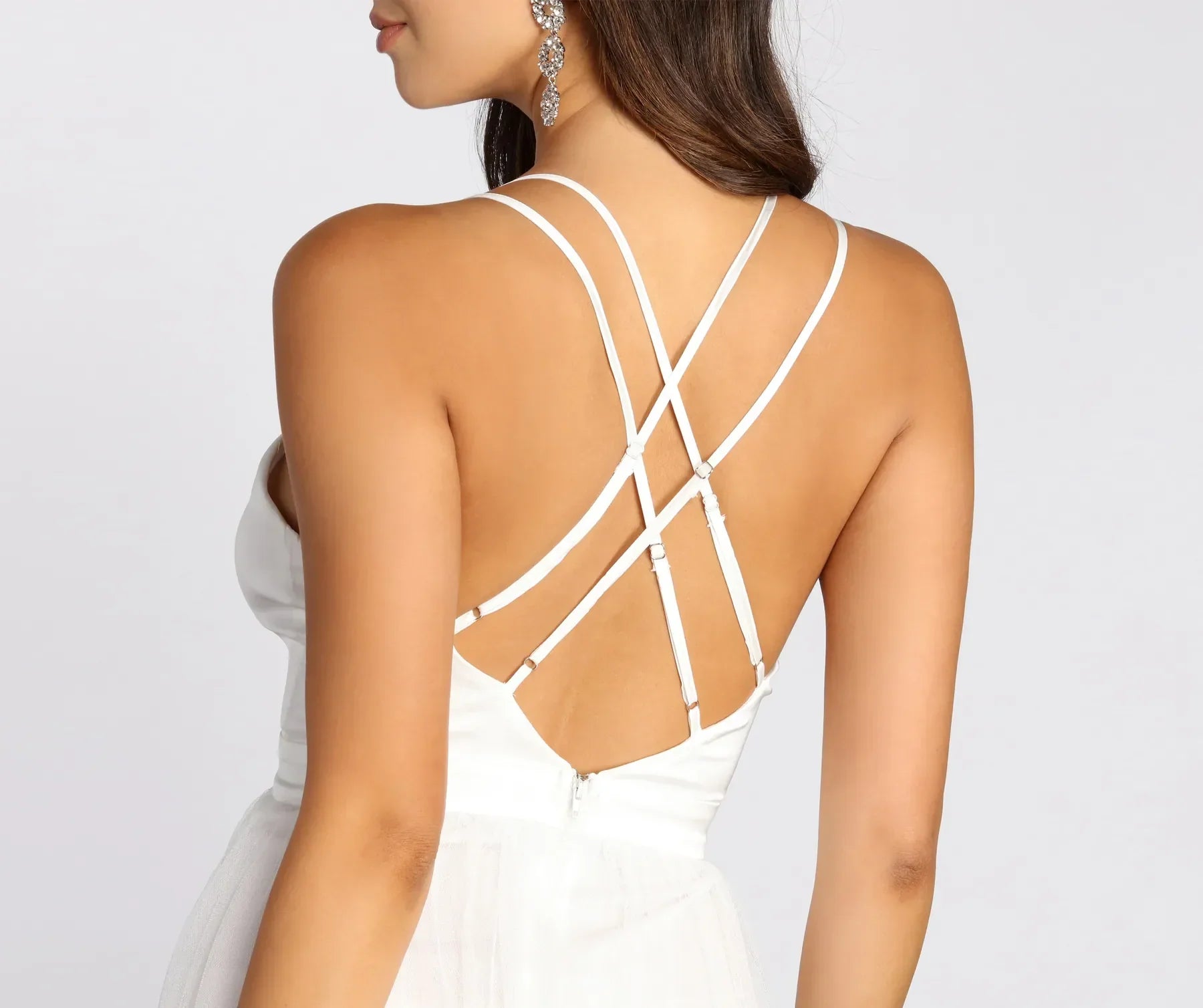Haisley Formal Tulle And Satin Dress - Image 13