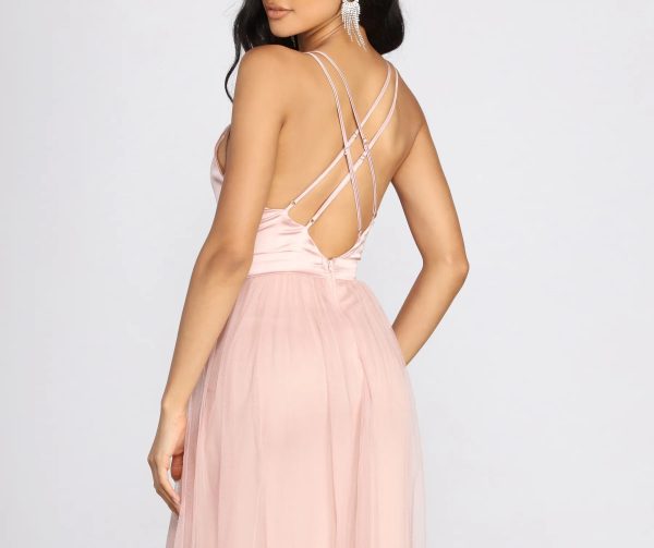 Haisley Formal Tulle And Satin Dress - Image 18