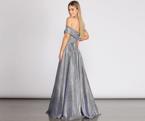 Monica Off Shoulder A-Line Dress - Image 2