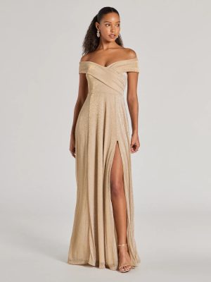 Rosella Lace Scallop Rhinestone Ribbon Belt Mermaid Dress