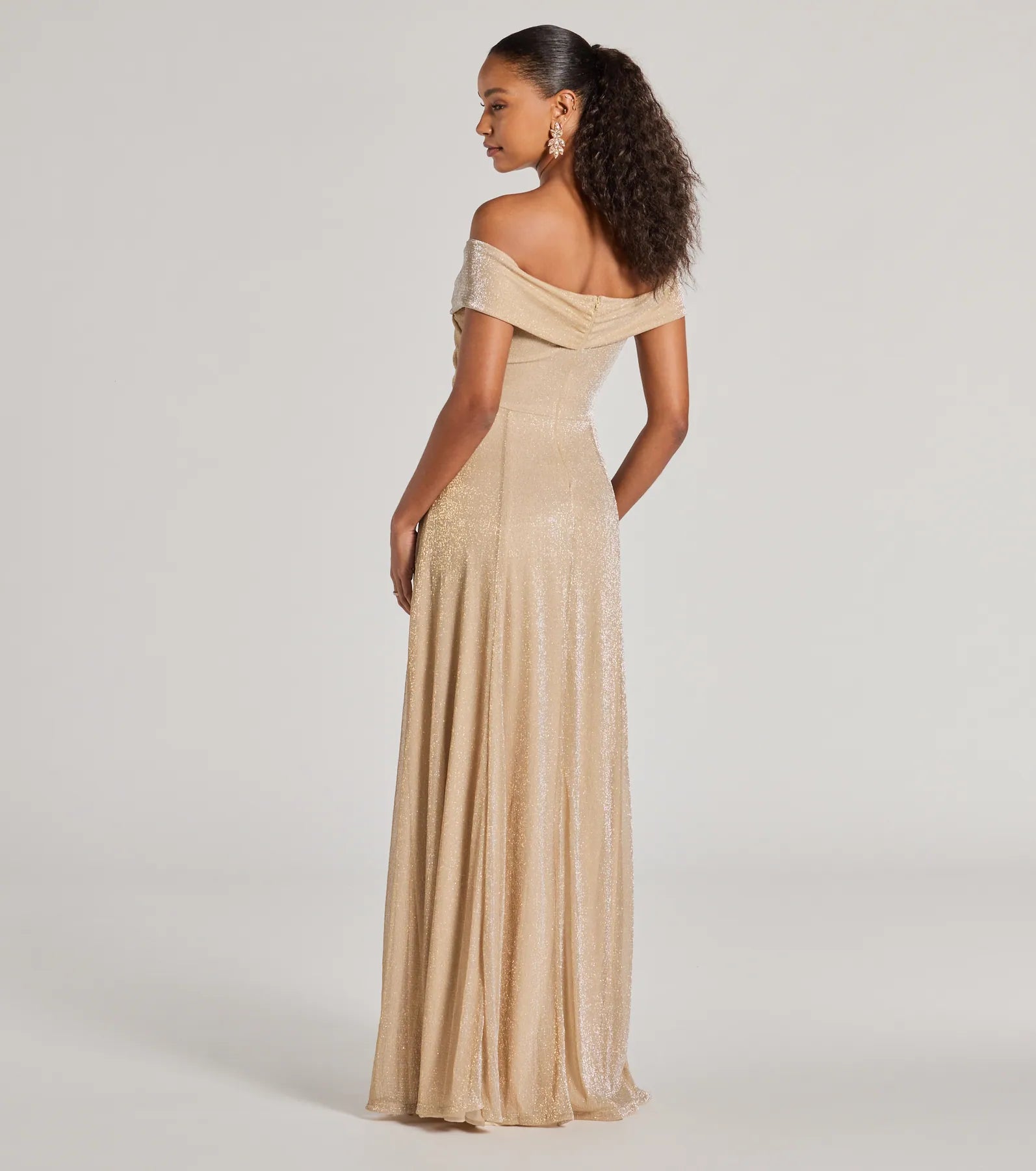 Rosella Lace Scallop Rhinestone Ribbon Belt Mermaid Dress - Image 2