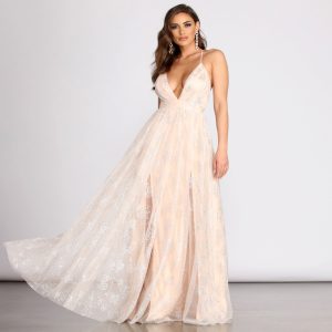 Piper Glitter A-Line Dress