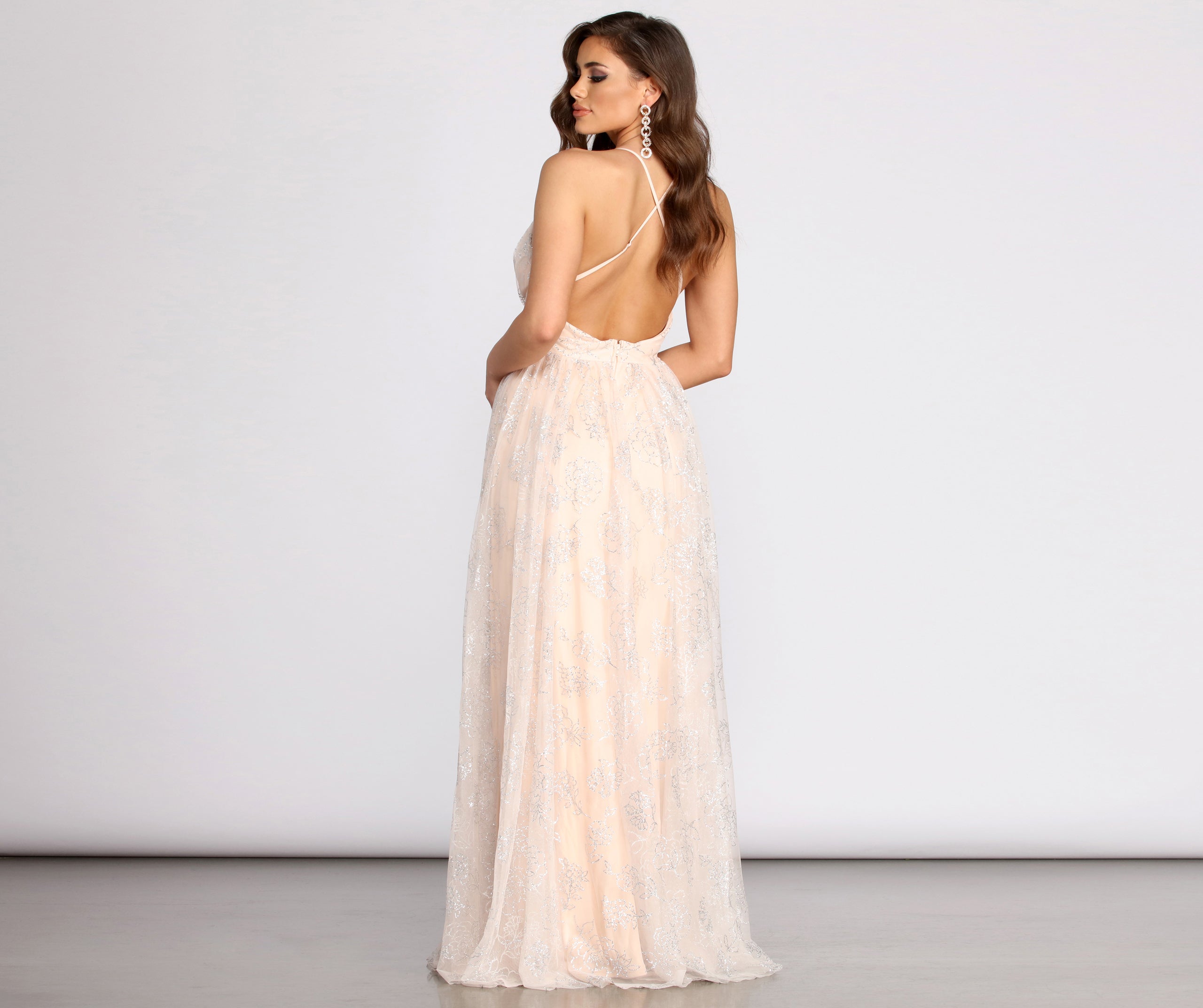 Piper Glitter A-Line Dress - Image 2