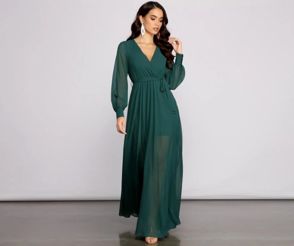 Bryn Chiffon A-Line Formal Dress - Image 5