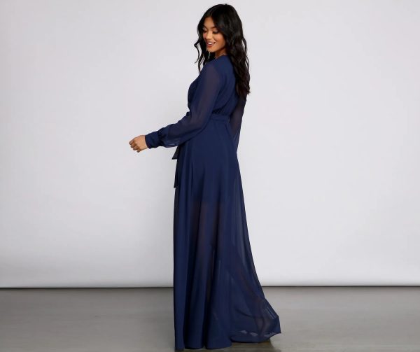 Bryn Chiffon A-Line Formal Dress - Image 10