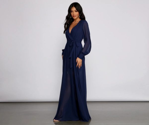 Bryn Chiffon A-Line Formal Dress - Image 11