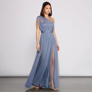 Rebecca Tulle A-Line Formal Dress