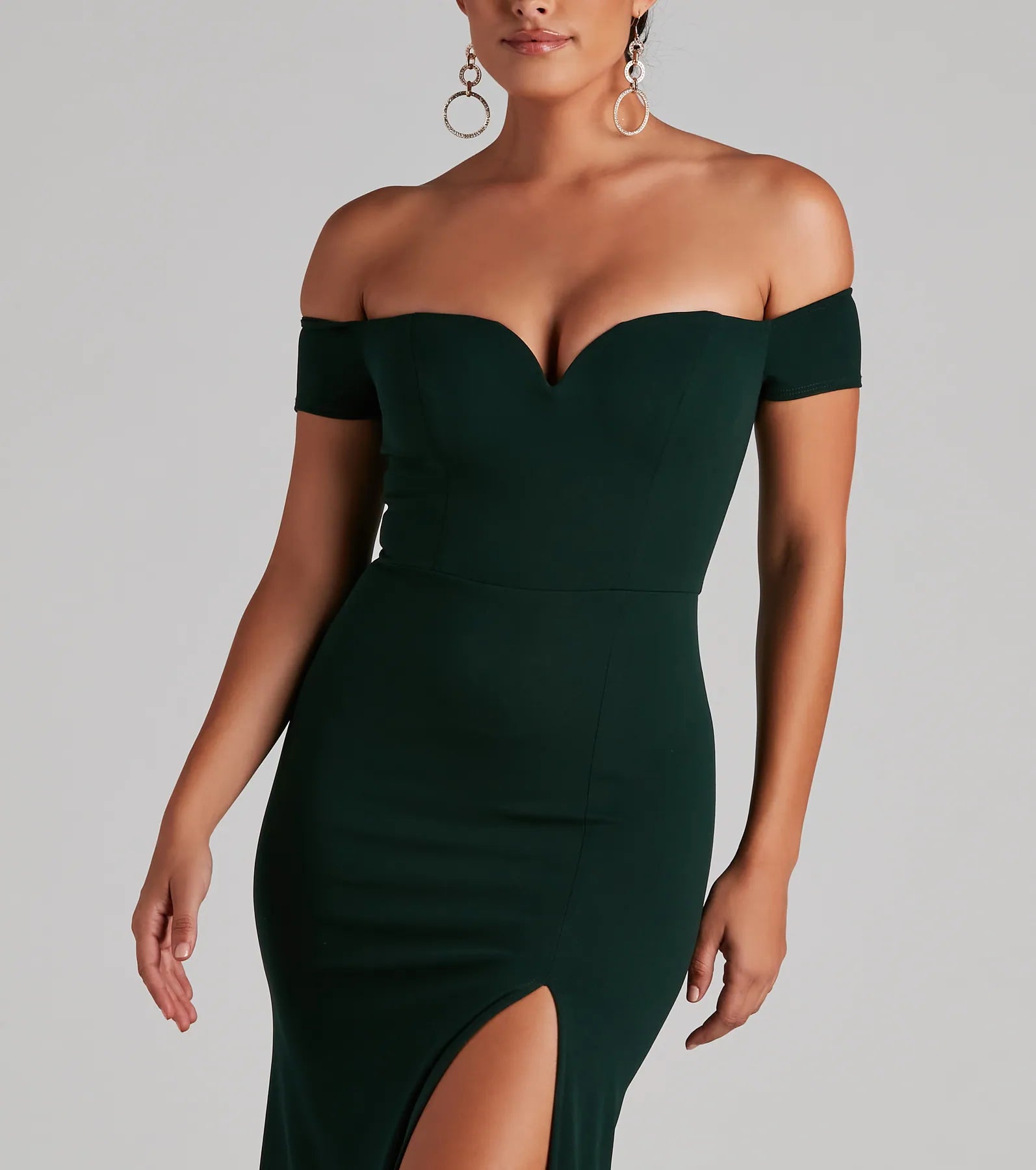 Myra Formal High Slit Dress - Image 8
