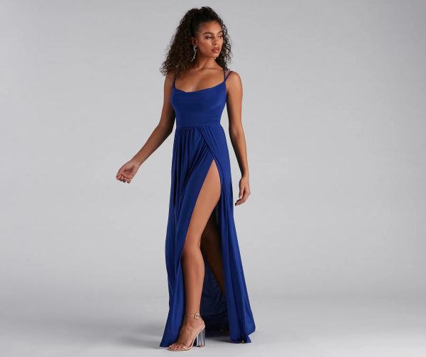 Fleur Formal Double High Slit Dress - Image 3