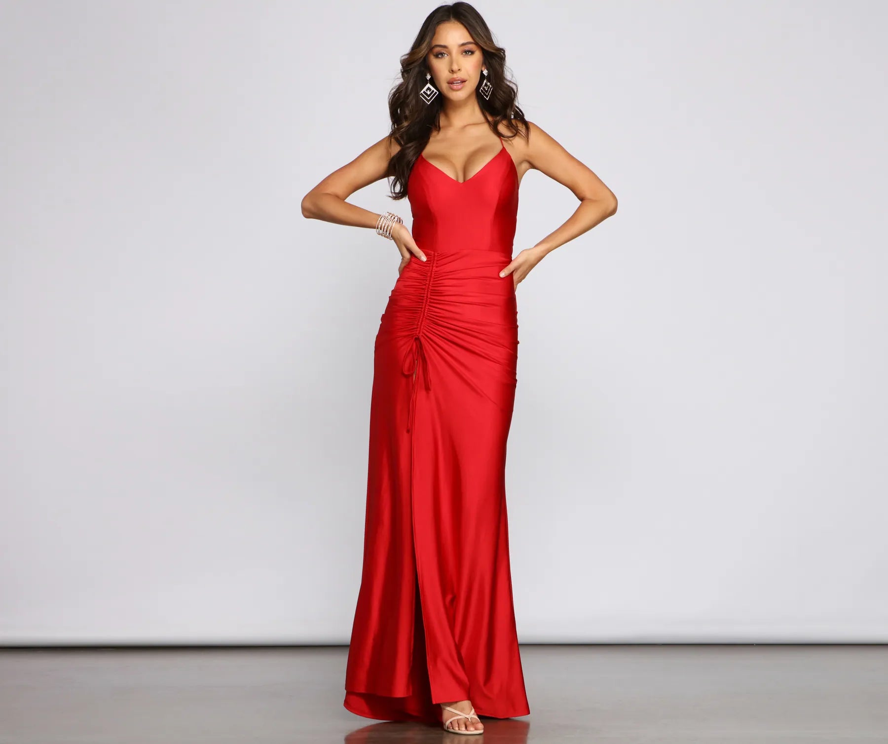 Whitney Formal High-Slit Mermaid Dress - Image 8