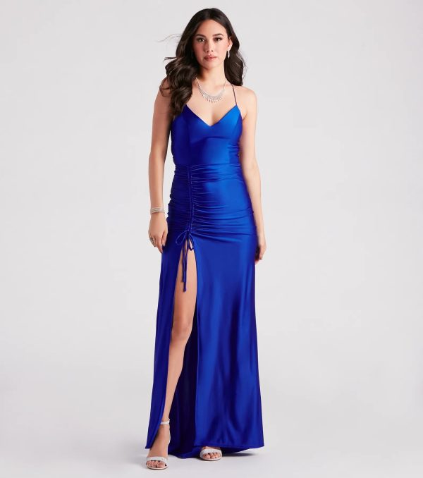 Whitney Formal High-Slit Mermaid Dress - Image 11