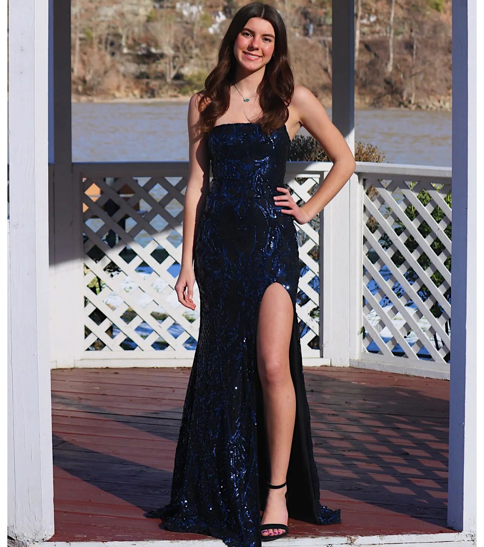 Rowena Sequin Mermaid Dress - Image 26