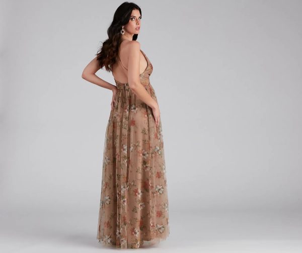 Daisy Pleated Tulle Formal Dress - Image 2