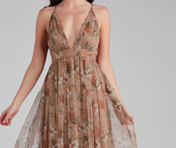 Daisy Pleated Tulle Formal Dress - Image 3
