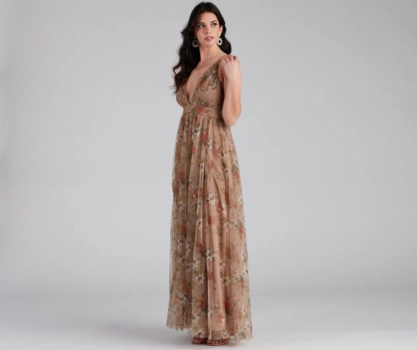 Daisy Pleated Tulle Formal Dress - Image 4