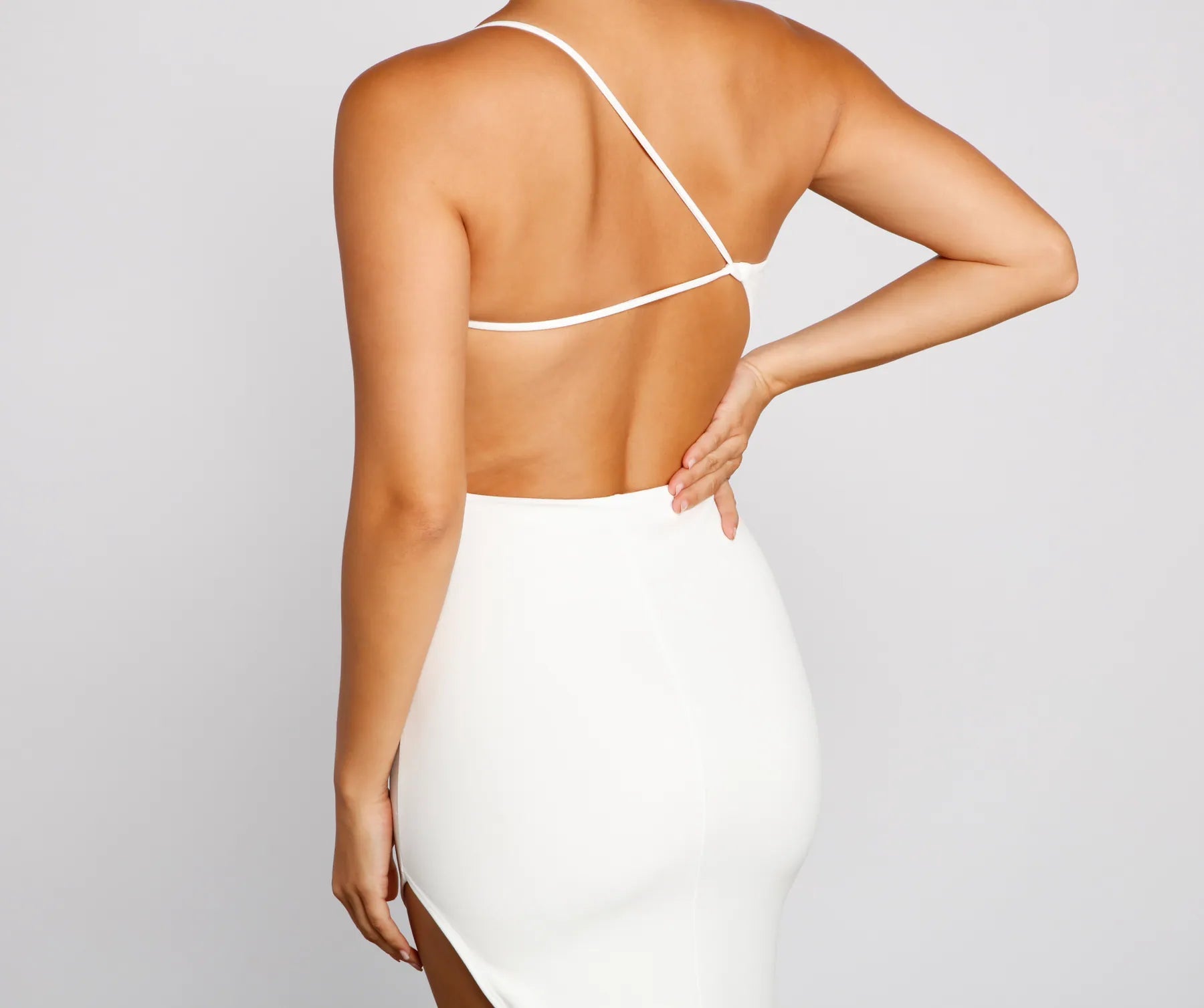 Alisha Asymmetrical One-Shoulder Formal Dress - Image 22