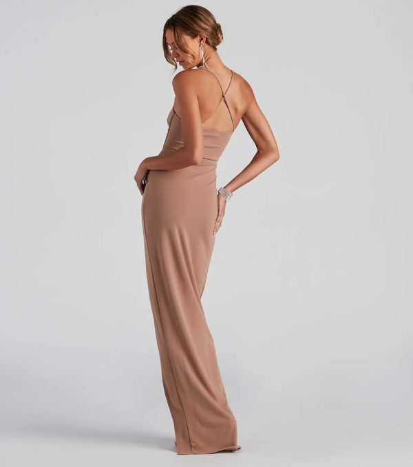 Tiffany Sleeveless High Slit Formal Dress - Image 8