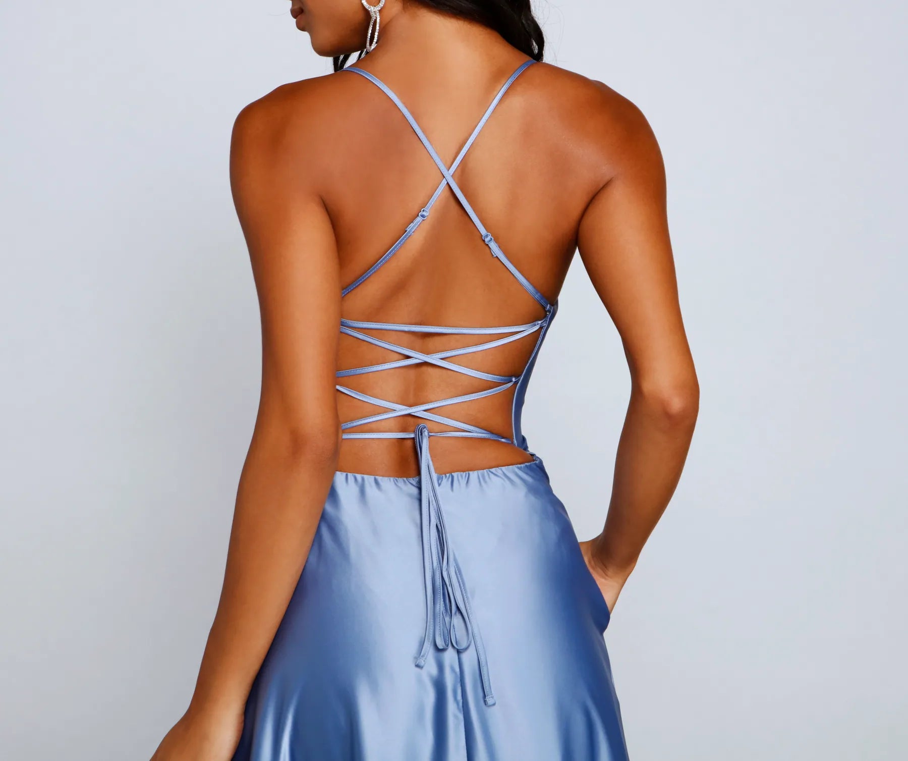 Marixa Formal Lace-Up A-Line Dress - Image 5