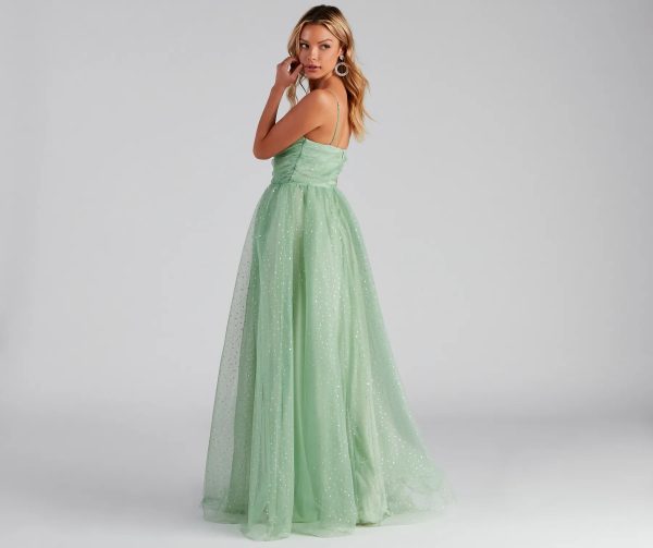Larissa Formal Tulle Glitter Ballgown - Image 2